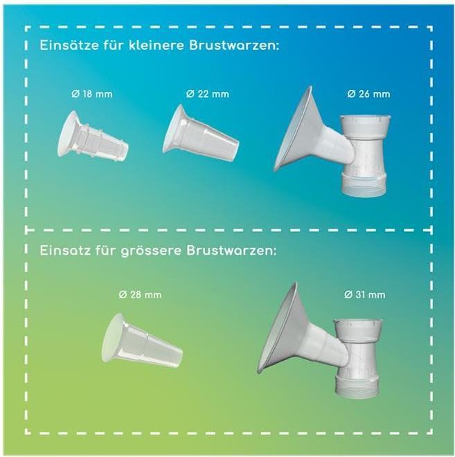 Produktbild Ardo Brustglockeneinsatz Silikon 18mm (2 Stk.)
