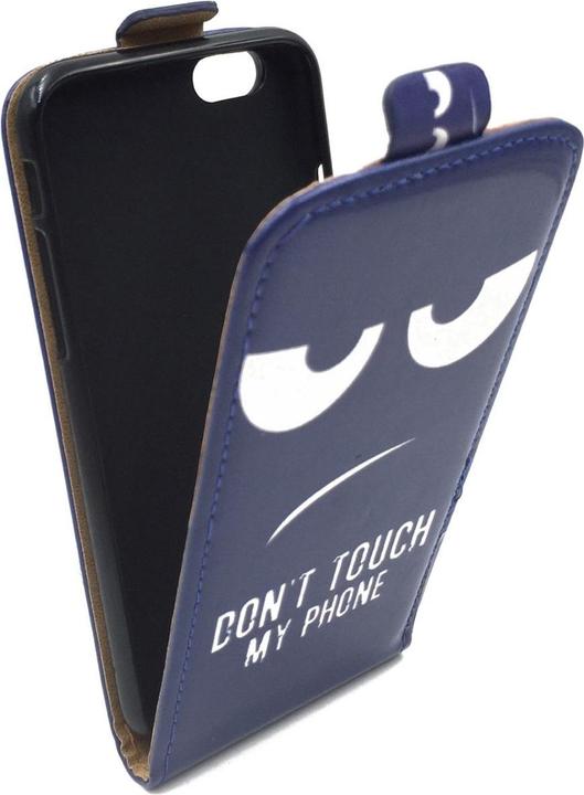 Produktbild König Design Apple iPhone 6 6s Handy Tasche Flip Case Cover Schutz Hülle Wallet Dont Touch (Apple iPhone 6)