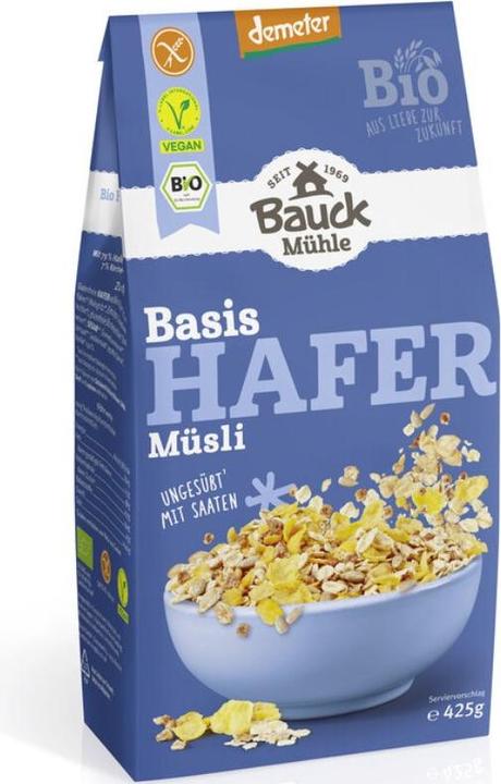 Actual product image Bauckhof Oat muesli base unsweetened/gluten-free (425 g)