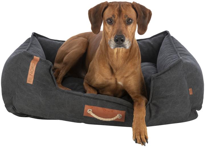 Image du produit Trixie Lit pour chien BE NORDIC Föhr, 100 × 80 cm, noir (Chien)
