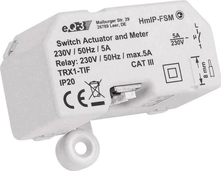 Produktbild Homematic IP Set bestehend aus 5x Schalt-Mess-Aktor Unterputz HmIP-FSM (Schaltaktor)