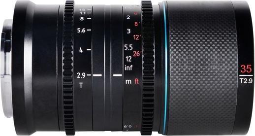 Productafbeelding Sirui Saturn 35mm T2.9 1.6x anamorf carbon full-frame objectief Fuji X-Mount X35B (Volledig formaat)