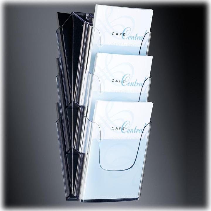 Actual product image Sigel Wall brochure holder with 3 compartments (A4)