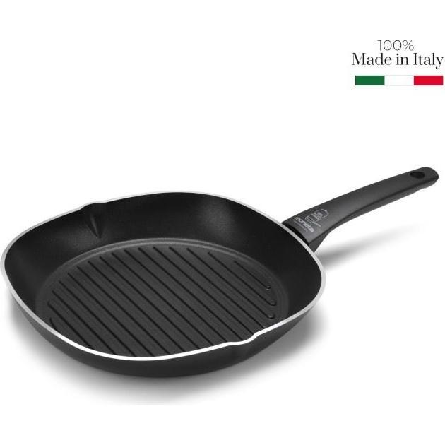 Moneta 0005551428 Pfanne Grillpfanne Quadratisch, Pfanne + Kochtopf, Schwarz