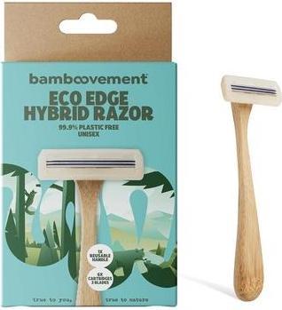 Actual product image Bamboovement The Ecoedge Unisex Razor with Sustainable Bamboo Handle