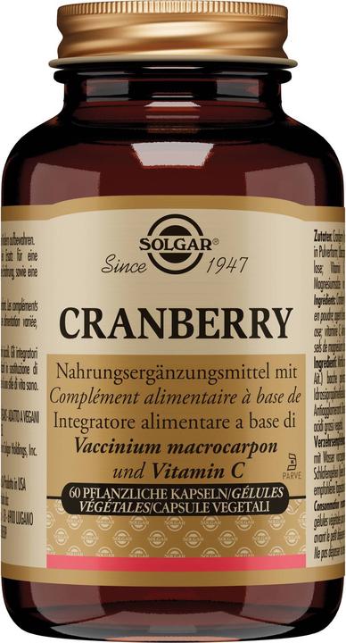 Actual product image Solgar Cranberry caps (60 Piece, Capsules, 154 g)