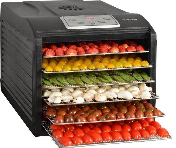 Image du produit Kitchen Chef fruit and vegetable dryer 6 trays 500w secco 6 black