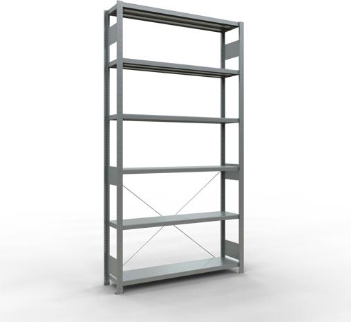 Actual product image Schulte Lagertechnik MULTIplus250 basic racking system with cross braces