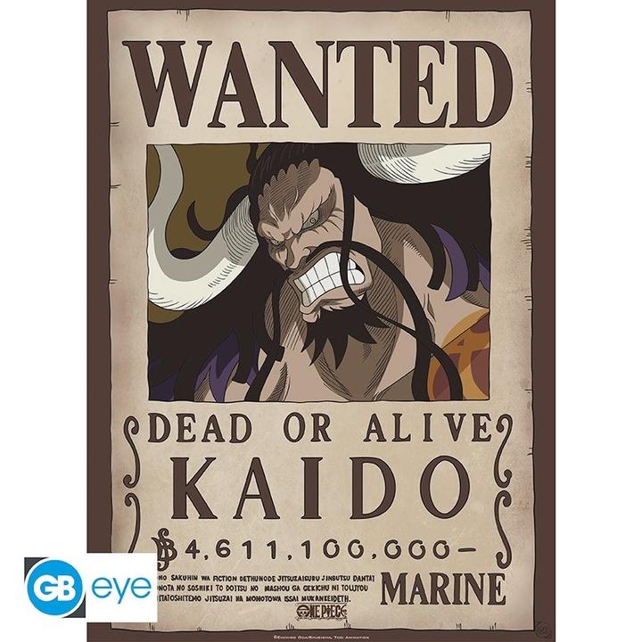 Actual product image GB Eye One Piece Poster Wanted Kaido (52x38)
