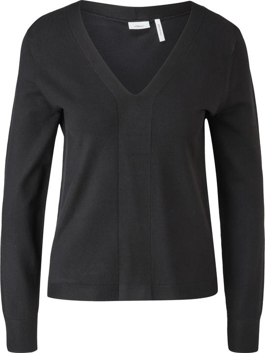 Produktbild s.Oliver Strickpullover Feinstrickpullover aus Viskosemix (36)