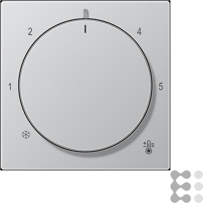 JUNG Cover for thermostat A1749BFAL Aluminium