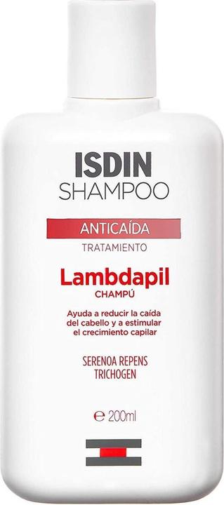 Image du produit Isdin Shampooing anti-chute de cheveux Lambdapil 200ml (200 ml, Shampoing liquide)