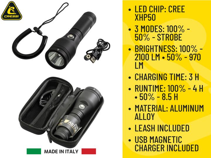 Produktbild Cressi Astra (17.70 cm, 2100 lm)