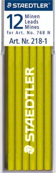 Actual product image Staedtler Lumocolor refills (12 Piece, Black, 3 mm)