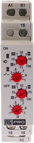 Actual product image RS PRO Asymmetric Recycling Time Relay