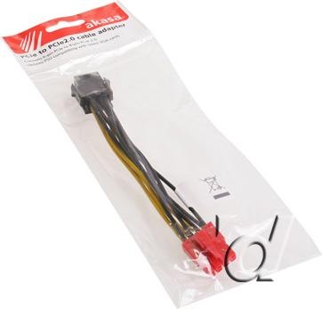 Produktbild Akasa 6-Pin PCIe zu 8-Pin PCIe - Adapter-Kabel