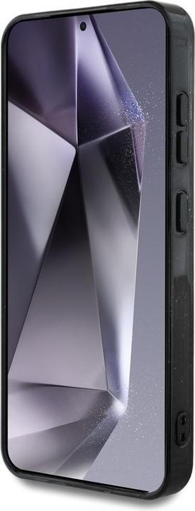 Actual product image Guess Etui 4G Glitter Triangle Buttons MagSafe do Samsung Galaxy S25 czarny (Samsung Galaxy S25)