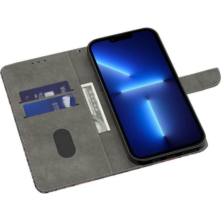 Thumbnail - Cover-Discount iPhone 15 Pro - 3D-Effekt Hülle Etui Herzen (Apple iPhone 15 Pro), Smartphone Hülle, Mehrfarbig