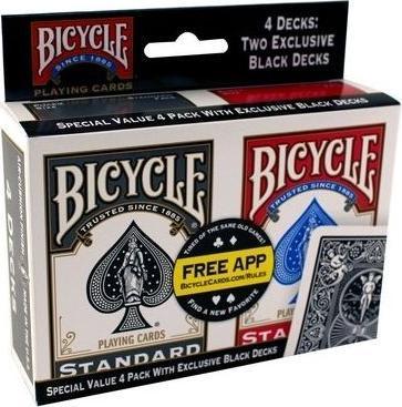 Bicycle Rider Back-Karten im 4er-Pack