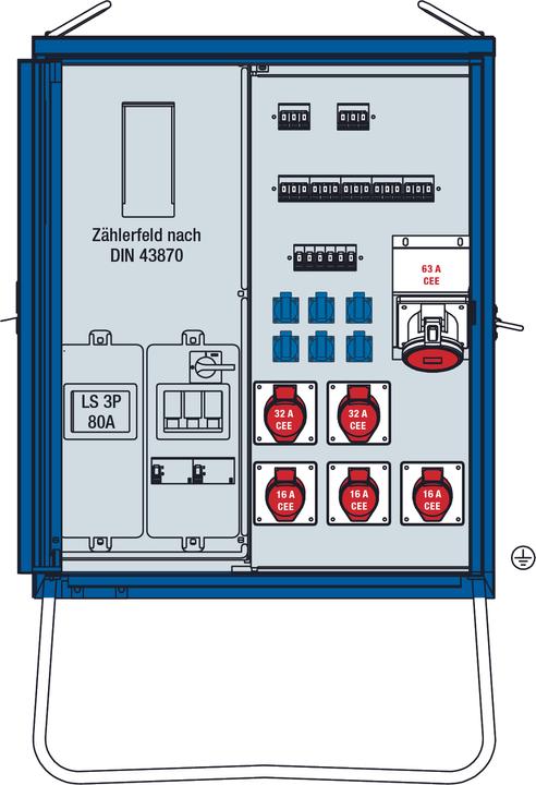 Immagine prodotto As - Schwabe Armadio distributore finale (CEE 7/3, CEE)