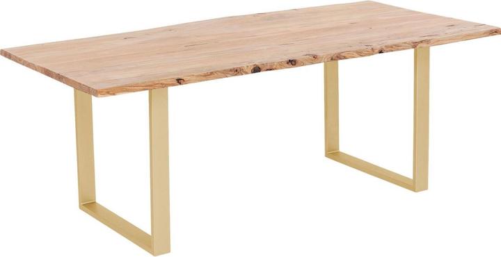 Actual product image Kare Design Table Harmony Brass 160x80cm (160 x 80 x 76 cm)