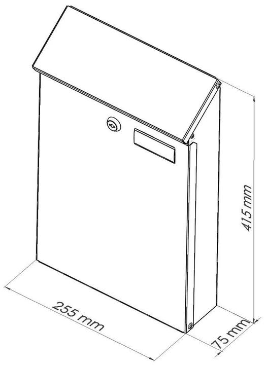 Produktbild Haushalt Mailboxpd958anthracite Color