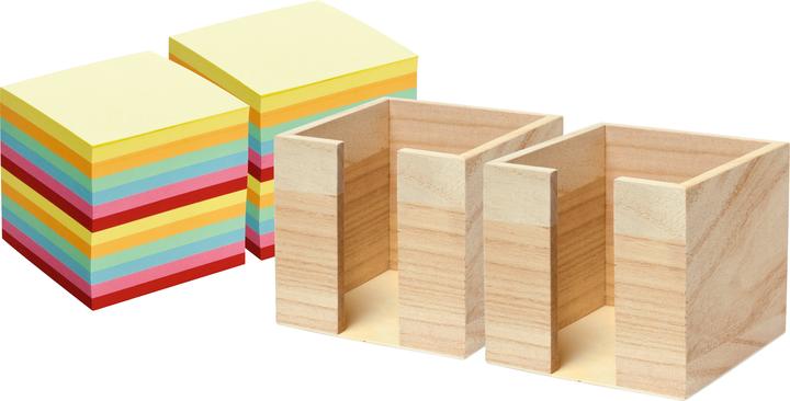 Image du produit VBS Porte-bloc-notes avec bloc-notes, Porte-bloc-notes, Organiser son bureau avec un bloc-notes,...