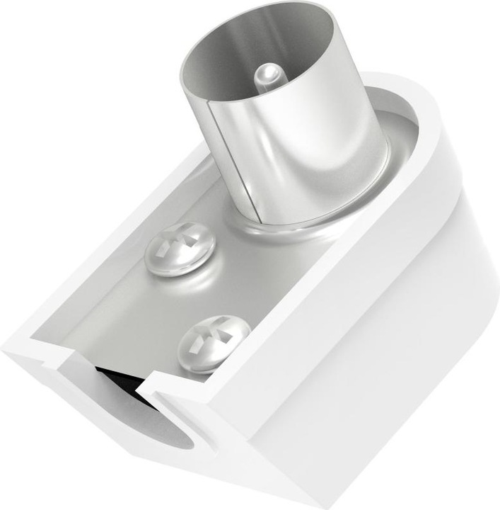 Produktbild Hama Antennen-Stecker, Koax-Winkel 90°, schraubbar (Antennenkabel)
