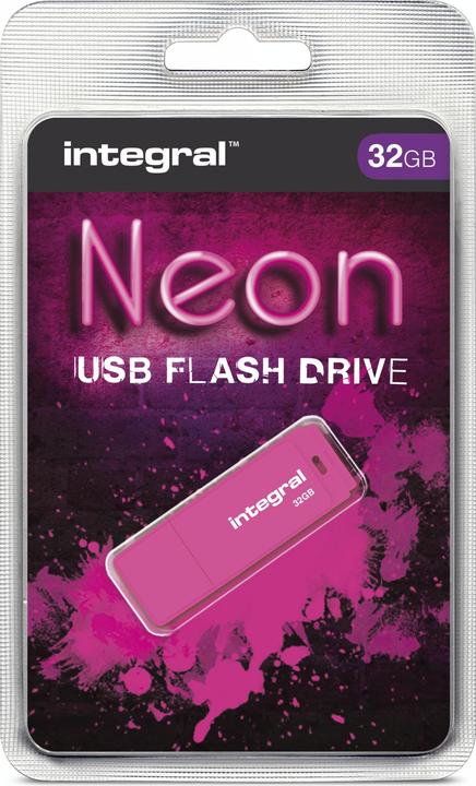 Image du produit 32GB USB2.0 DRIVE NEON PINK (32 Go, USB-A)