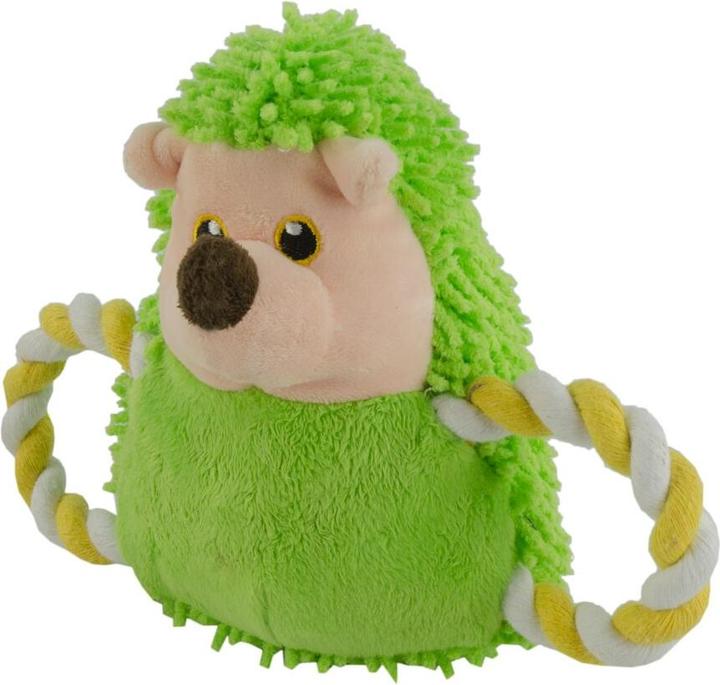 Fuzzle Hedgie Pull Me Grün (Plüschspielzeug Hund)