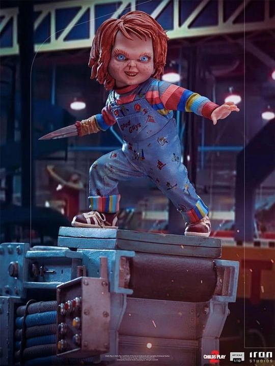 Actual product image Iron Studios Chucky, la poupée de sang statuette 1/10 Art Scale Chucky 15 cm