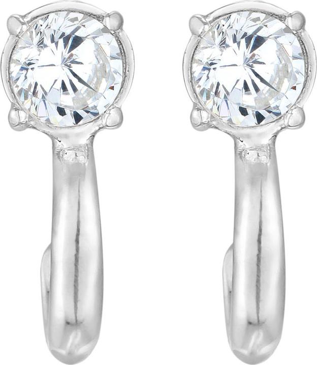 Immagine prodotto Elli Orecchini Creoli Zirconia Argento 925 (Zirconia, Argento 925)