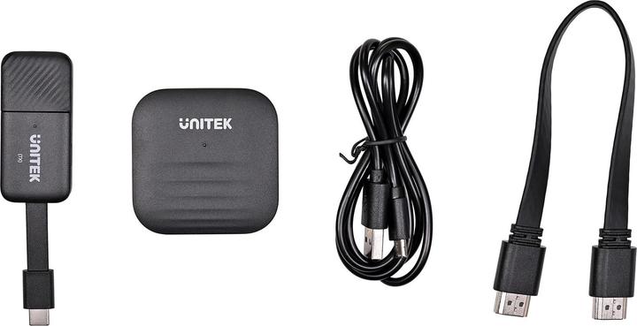 Actual product image Unitek System przekazu sygnału AV Bezprzewodowy nadajnik HDMI zasięg do 50m, czarny