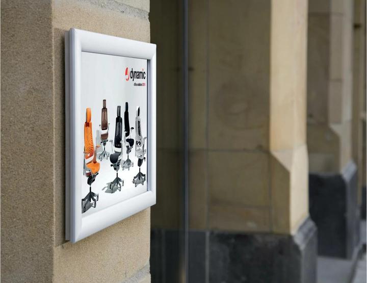 Immagine prodotto Franken Cornice per poster "Outdoor", DIN A3, profilo 25 mm cornice a scatto in alluminio anodizzato