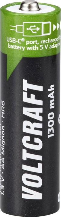 Actual product image Voltcraft Accu-Rechargeable (4 pcs., AA, 1300 mAh)