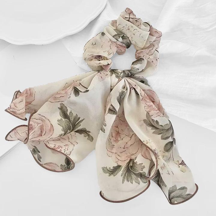 Immagine prodotto Avizar Maxi-Haargummi mit Blumenschal (Elastico per capelli)