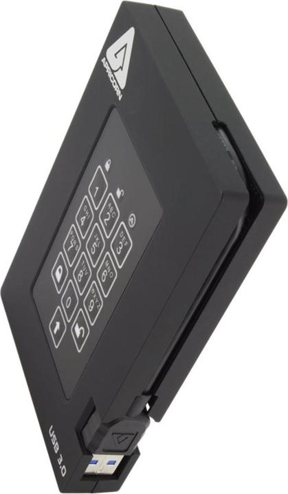 Actual product image Apricorn Aegis Padlock Fortress A25-3PL256-2000F - hard disk - encrypted - 2 TB - ex (2 TB)