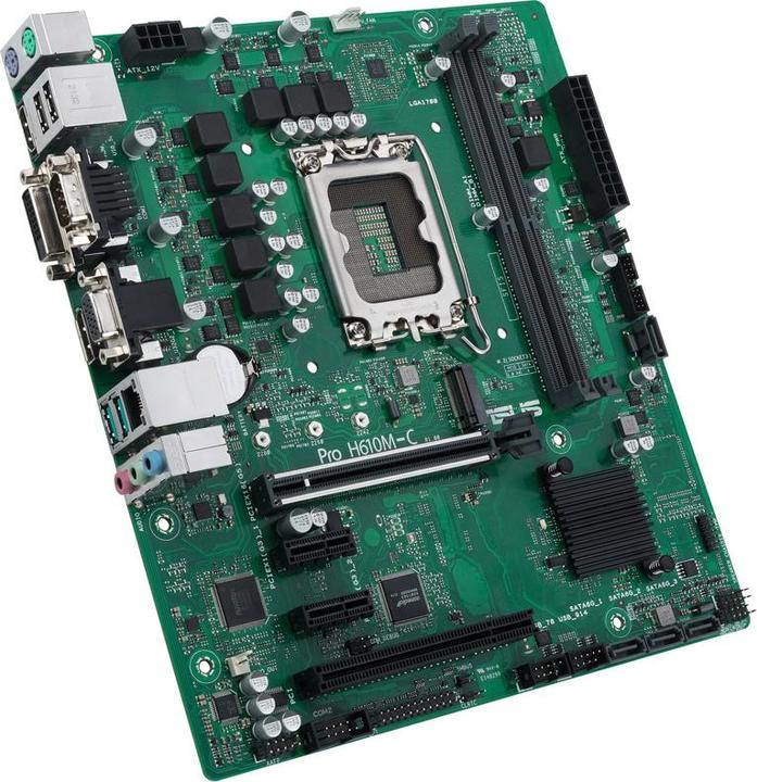 Immagine prodotto ASUS Pro H610M-C-CSM (LGA 1700, Intel H610, mATX)
