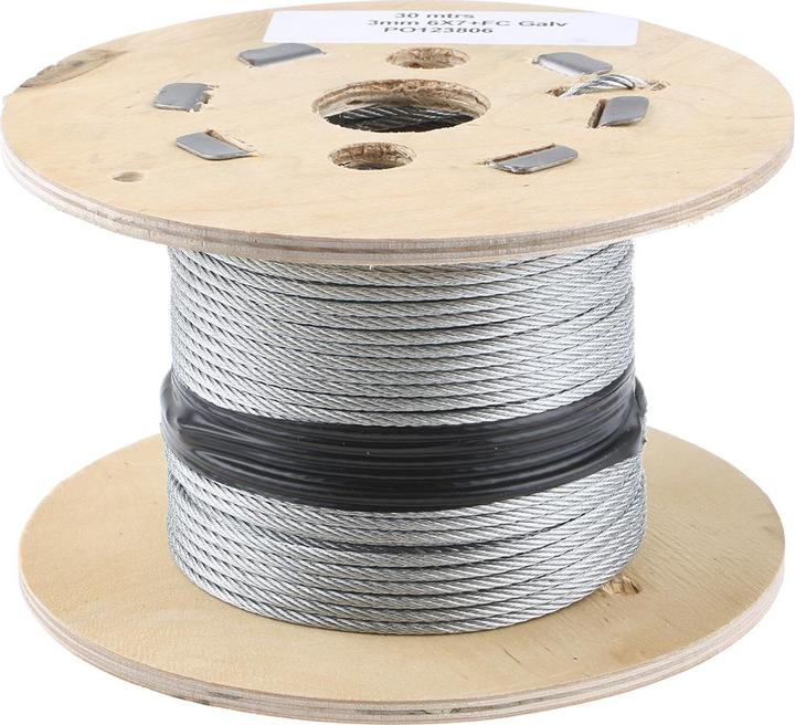 Produktbild RS PRO Oberleitungskabel-Halteset - 30m (30 m)