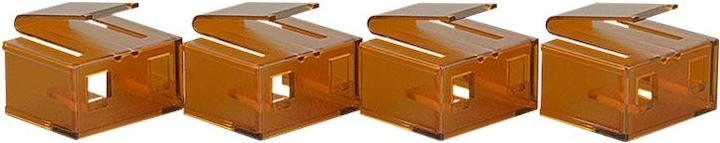 Produktbild Lindy RJ45 Port Blockers x 20 Orange