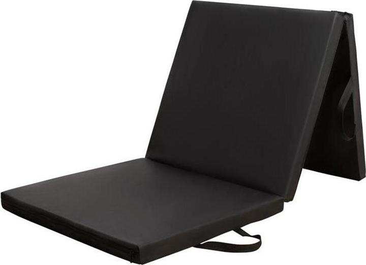 Actual product image HMS Sulankstomas gimnastikos kilimėlis Premium MGS02 1800x600mm, juodas