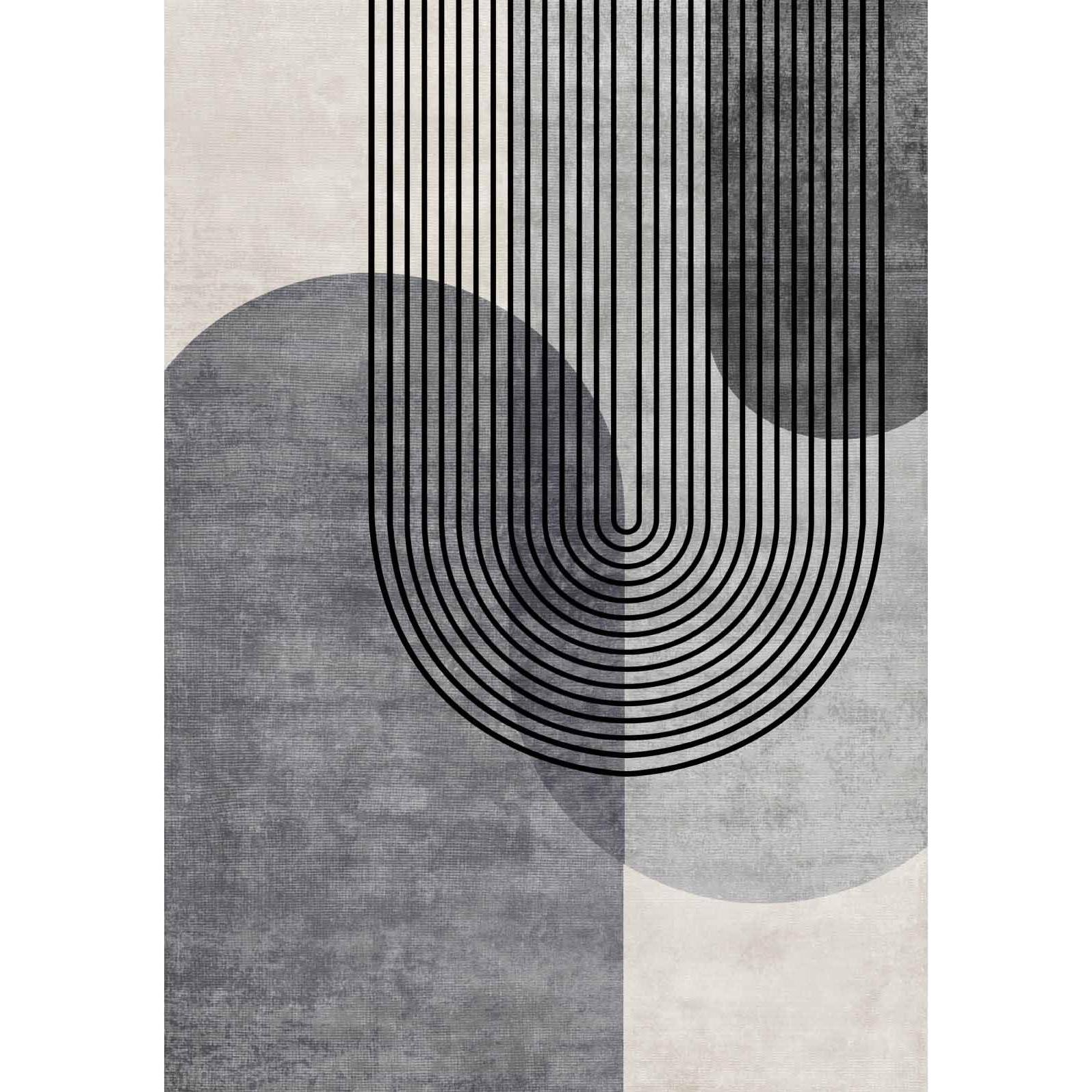 Bamyum, Tappeto, Sare Bedruckter Teppich Chenille-Druck Maschinell Hergestellt 80 x 300 cm (300 x 80 cm)