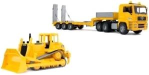 Produktbild Bruder MAN TGA Tieflader mit Cat Bulldozer