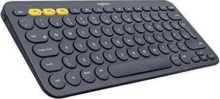 Actual product image Logitech K380 Multi-Device Bluetooth (920-007582), Pilka (Eng. Int., Wireless)