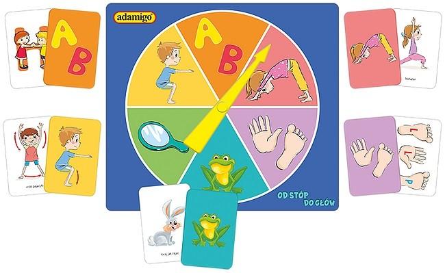 Actual product image Adamigo Od stóp do głów 07592 (Polish, 1 - 12 Players)