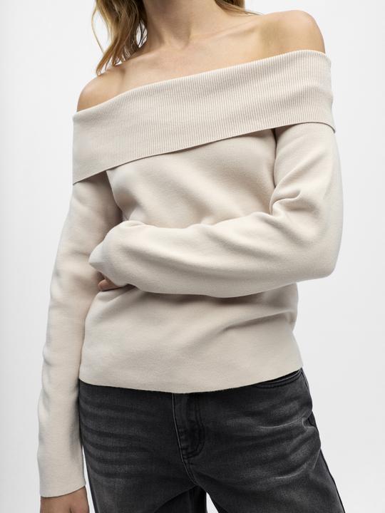 Actual product image Object Schulterfreier Pullover (M)