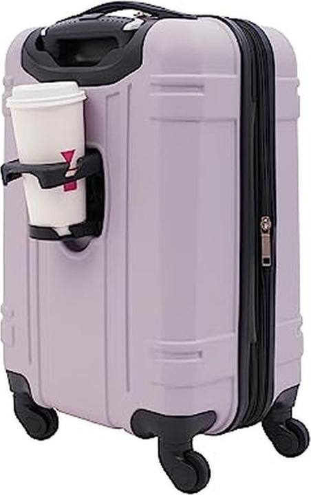 Actual product image Wrangler Expandable Lilac Rolling Hardside Carry-On