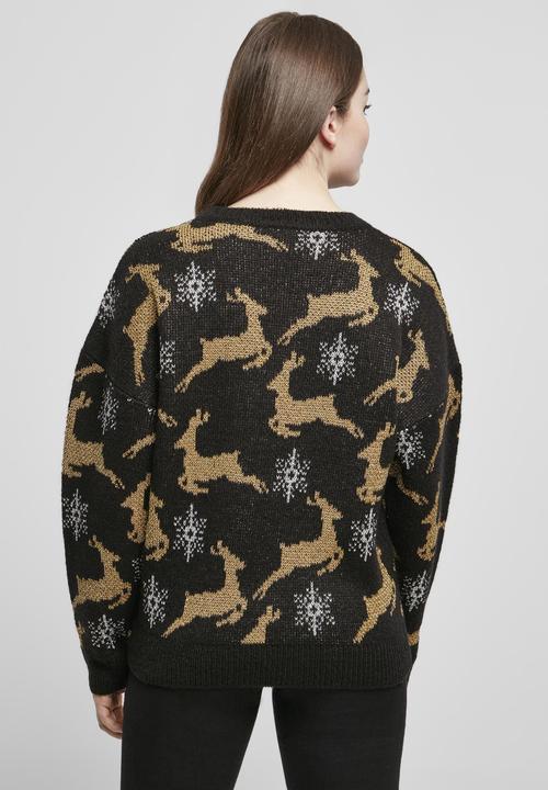 Produktbild Urban Classics Ladies Oversized Christmas Sweater (XS)