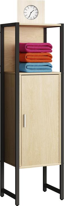 Produktbild VCM Badmöbel Midischrank Badschrank Edino (33 x 30 x 114 cm)
