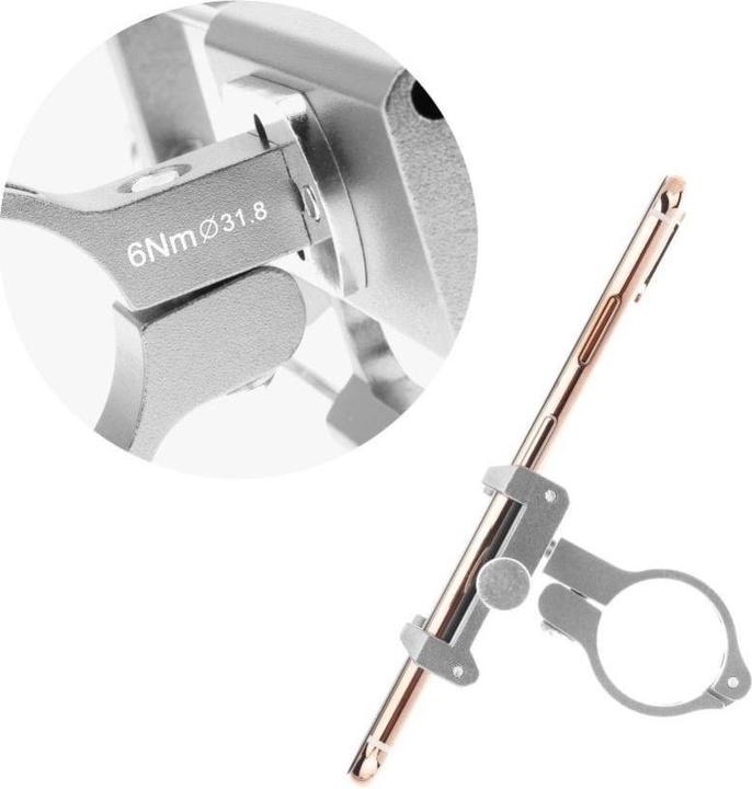 Immagine prodotto Forcell Bicycle accessory Gub GUB bike holder for mobile phone G85 Aluminium silver